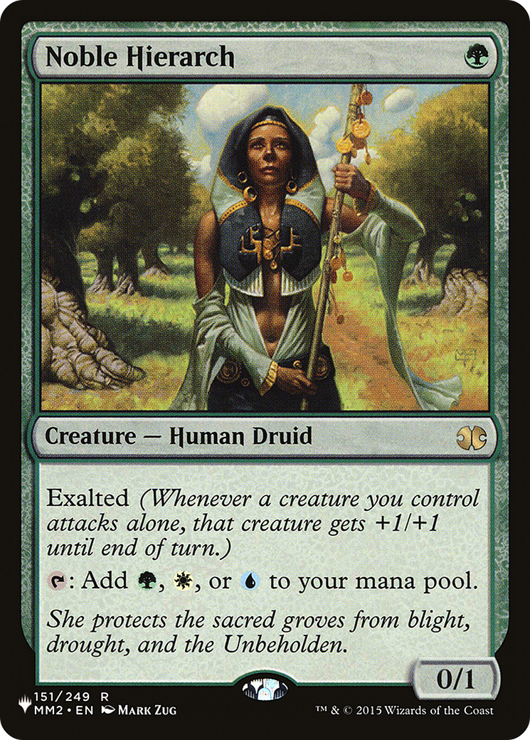 Noble Hierarch [The List Reprints] | Gear Gaming Bentonville