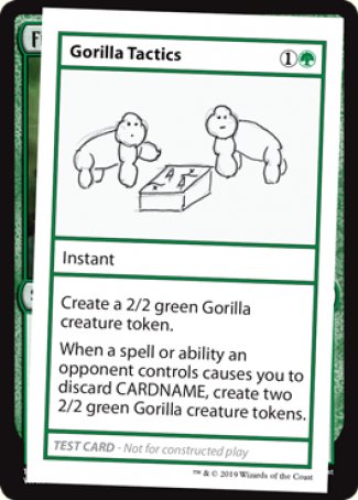 Gorilla Tactics (2021 Edition) [Mystery Booster Playtest Cards] | Gear Gaming Bentonville