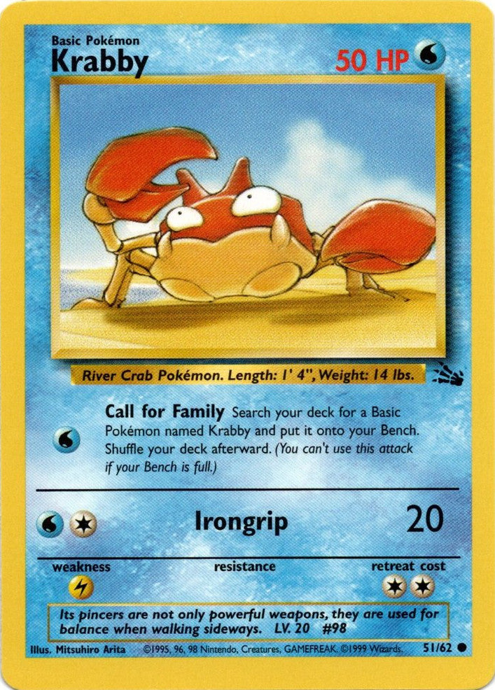 Krabby (51/62) [Fossil Unlimited] | Gear Gaming Bentonville