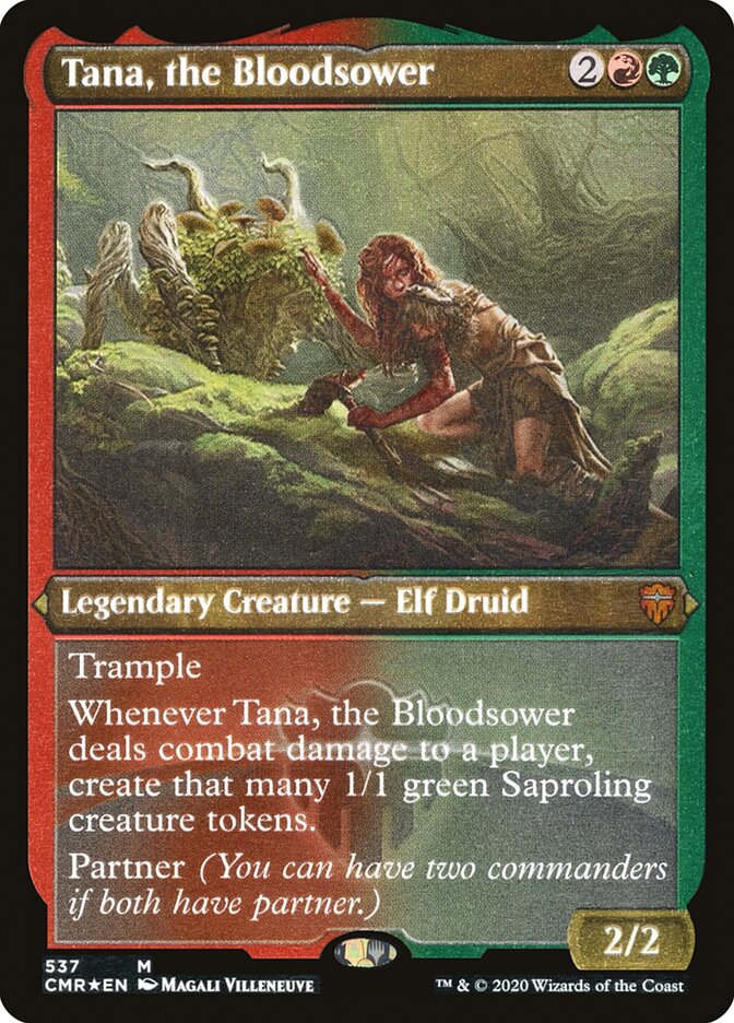 Tana, the Bloodsower (Etched) [Commander Legends] | Gear Gaming Bentonville