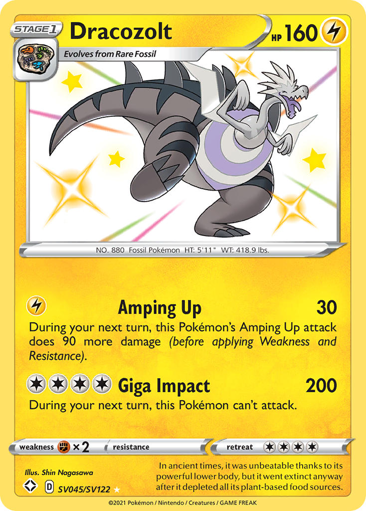 Dracozolt (SV045/SV122) [Sword & Shield: Shining Fates] | Gear Gaming Bentonville