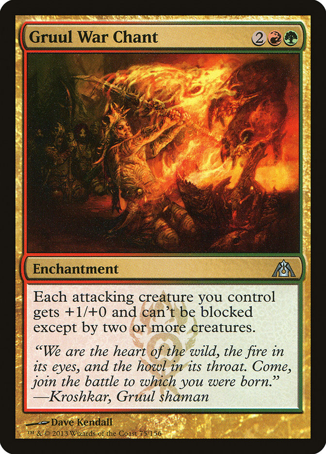 Gruul War Chant [Dragon's Maze] | Gear Gaming Bentonville