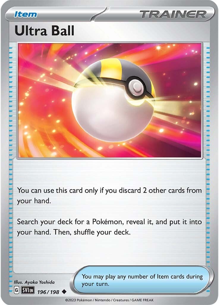 Ultra Ball (196/198) [Scarlet & Violet: Base Set] | Gear Gaming Bentonville