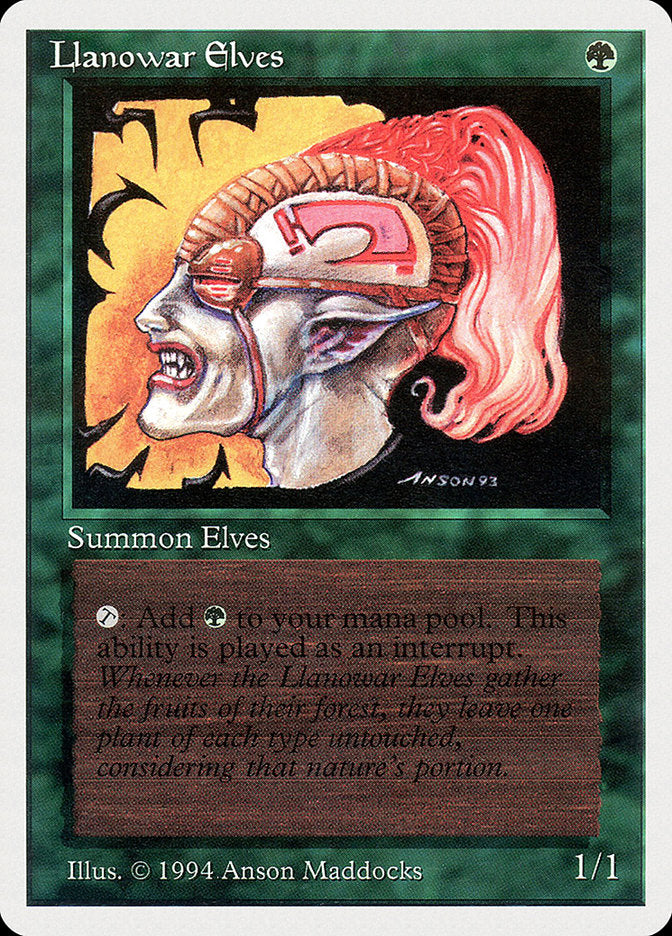 Llanowar Elves [Summer Magic / Edgar] | Gear Gaming Bentonville