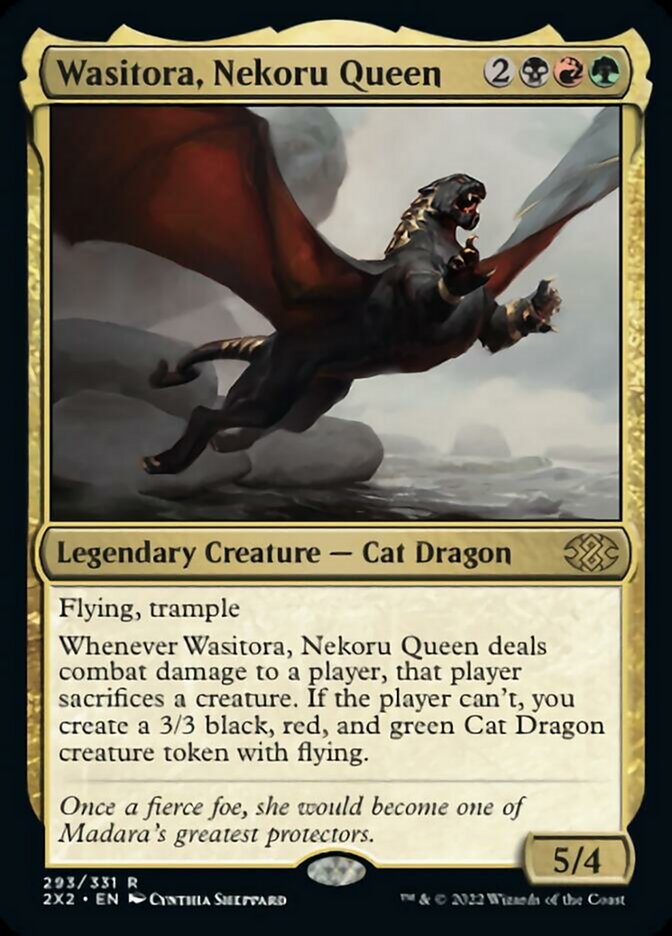 Wasitora, Nekoru Queen [Double Masters 2022] | Gear Gaming Bentonville