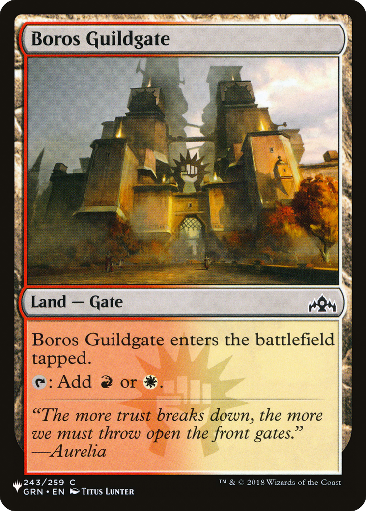 Boros Guildgate [The List] | Gear Gaming Bentonville