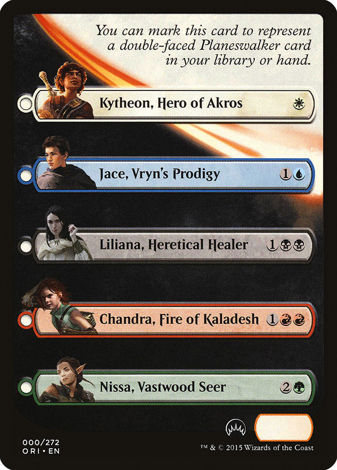 Magic Origins Checklist [Magic Origins Tokens] | Gear Gaming Bentonville