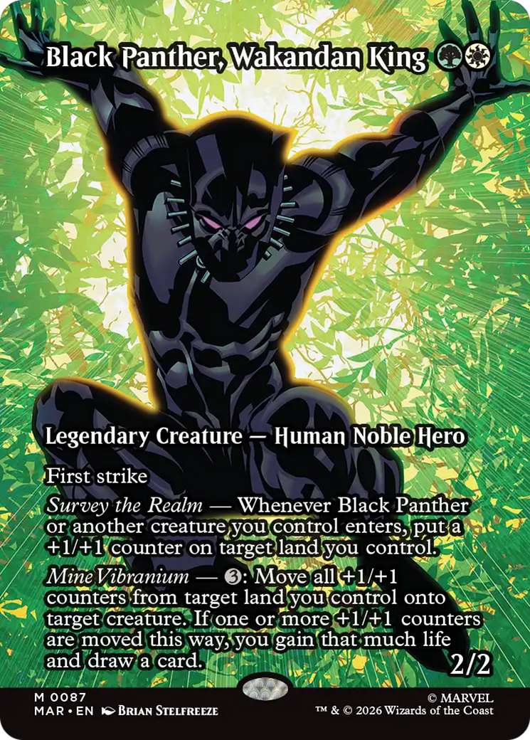 Black Panther, Wakandan King (Borderless) [Marvel Universe: Eternal-Legal] | Gear Gaming Bentonville
