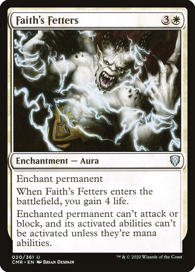 Faith's Fetters [Commander Legends] | Gear Gaming Bentonville