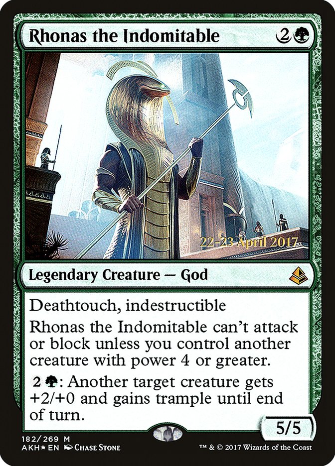 Rhonas the Indomitable [Amonkhet Prerelease Promos] | Gear Gaming Bentonville