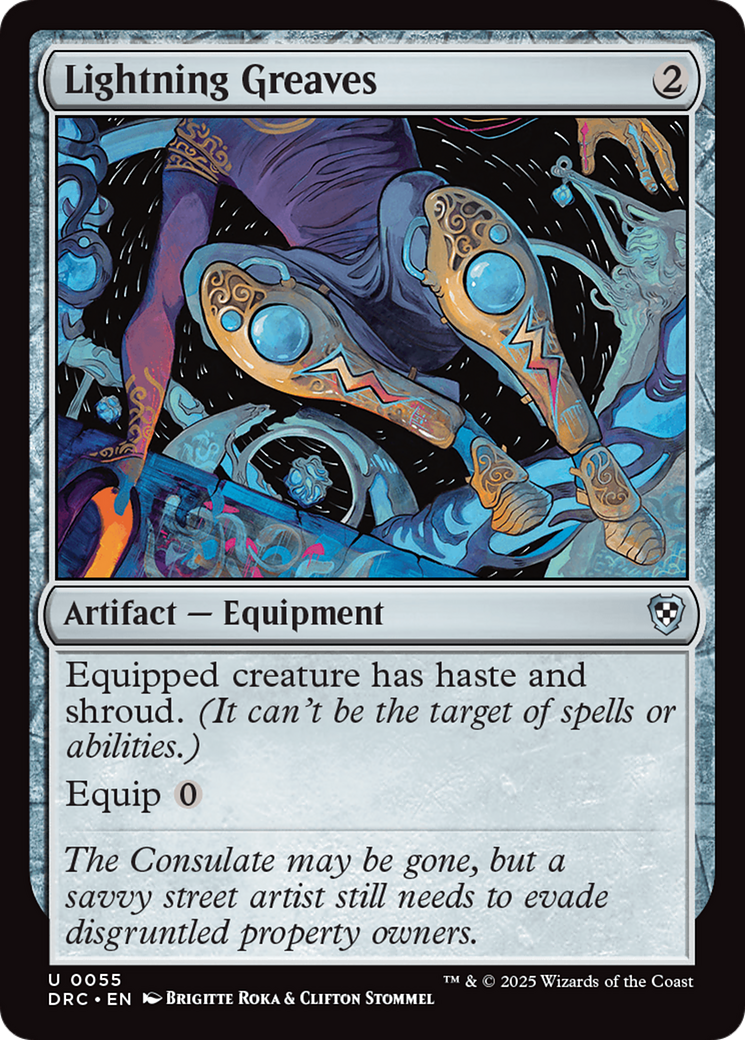Lightning Greaves [Aetherdrift Commander] | Gear Gaming Bentonville