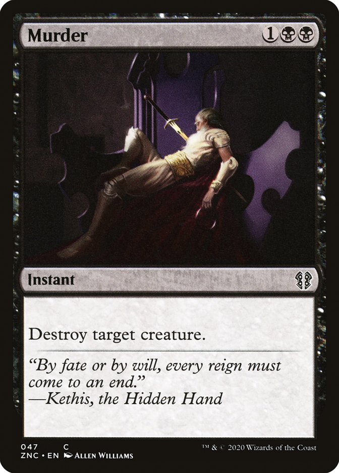 Murder [Zendikar Rising Commander] | Gear Gaming Bentonville