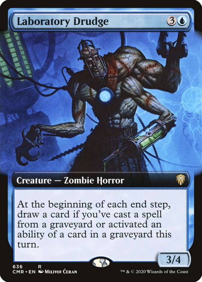Laboratory Drudge (Extended Art) [Commander Legends] | Gear Gaming Bentonville