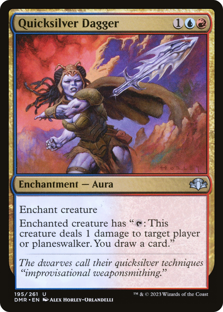 Quicksilver Dagger [Dominaria Remastered] | Gear Gaming Bentonville