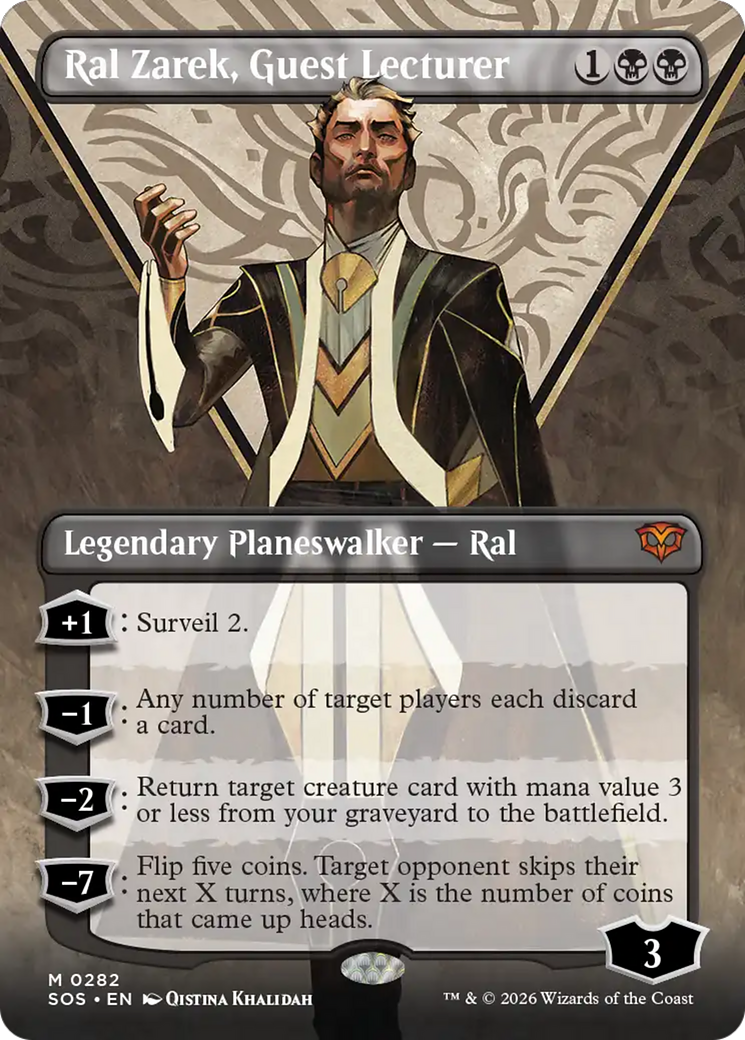 Ral Zarek, Guest Lecturer (Borderless) [Secrets of Strixhaven] | Gear Gaming Bentonville