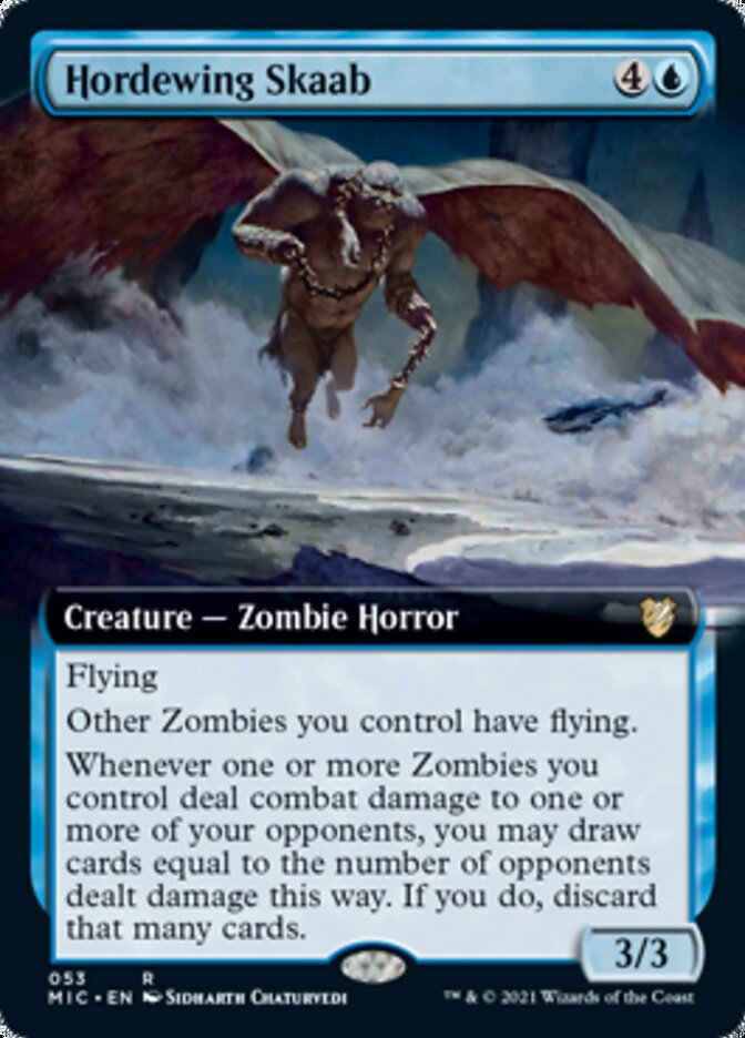 Hordewing Skaab (Extended Art) [Innistrad: Midnight Hunt Commander] | Gear Gaming Bentonville