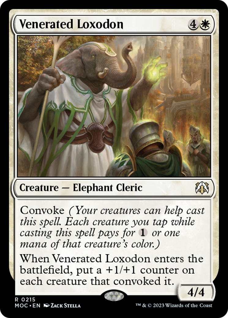 Venerated Loxodon [March of the Machine Commander] | Gear Gaming Bentonville