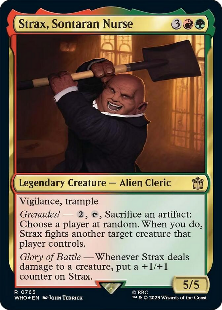 Strax, Sontaran Nurse (Surge Foil) [Doctor Who] | Gear Gaming Bentonville