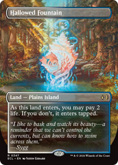 Hallowed Fountain (Borderless) [Lorwyn Eclipsed] | Gear Gaming Bentonville