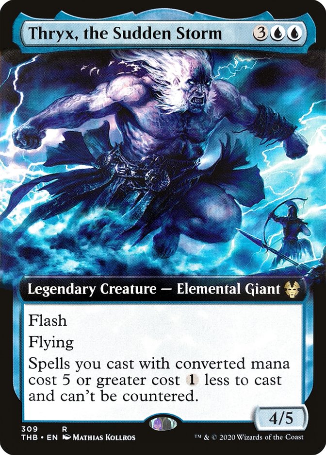 Thryx, the Sudden Storm (Extended Art) [Theros Beyond Death] | Gear Gaming Bentonville