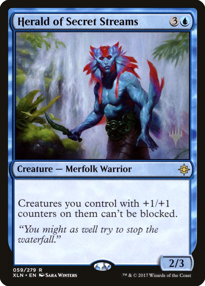 Herald of Secret Streams (Promo Pack) [Ixalan Promos] | Gear Gaming Bentonville