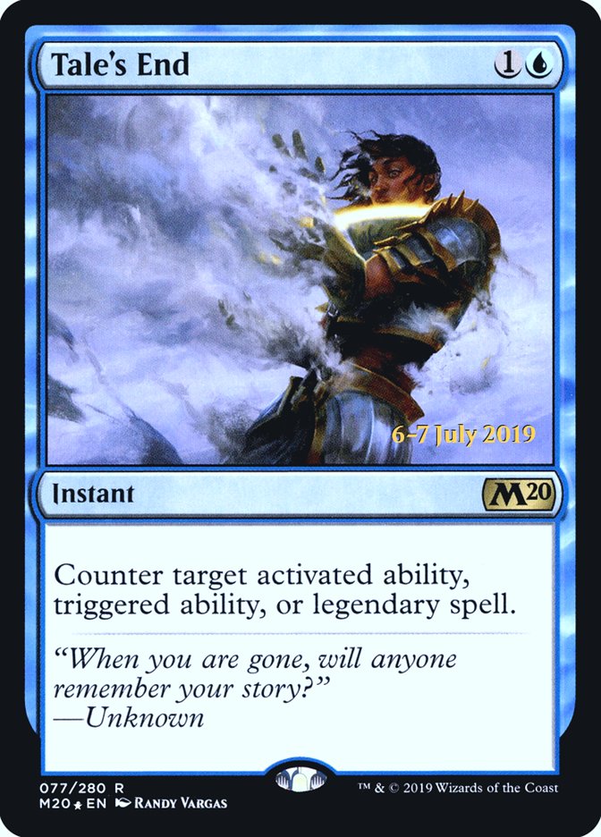 Tale's End [Core Set 2020 Prerelease Promos] | Gear Gaming Bentonville