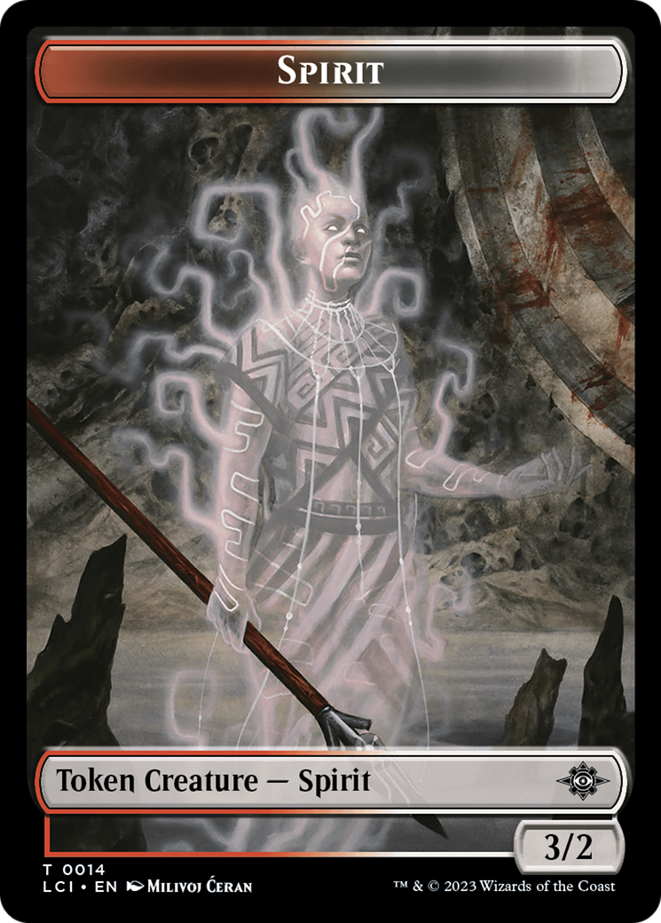 Spirit Token [The Lost Caverns of Ixalan Tokens] | Gear Gaming Bentonville