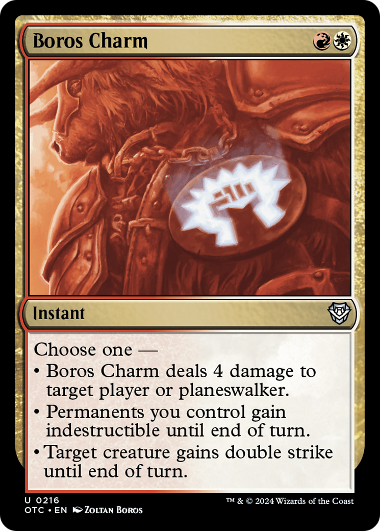 Boros Charm [Outlaws of Thunder Junction Commander] | Gear Gaming Bentonville