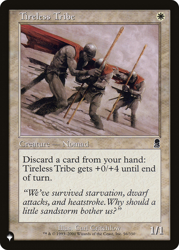 Tireless Tribe [The List Reprints] | Gear Gaming Bentonville