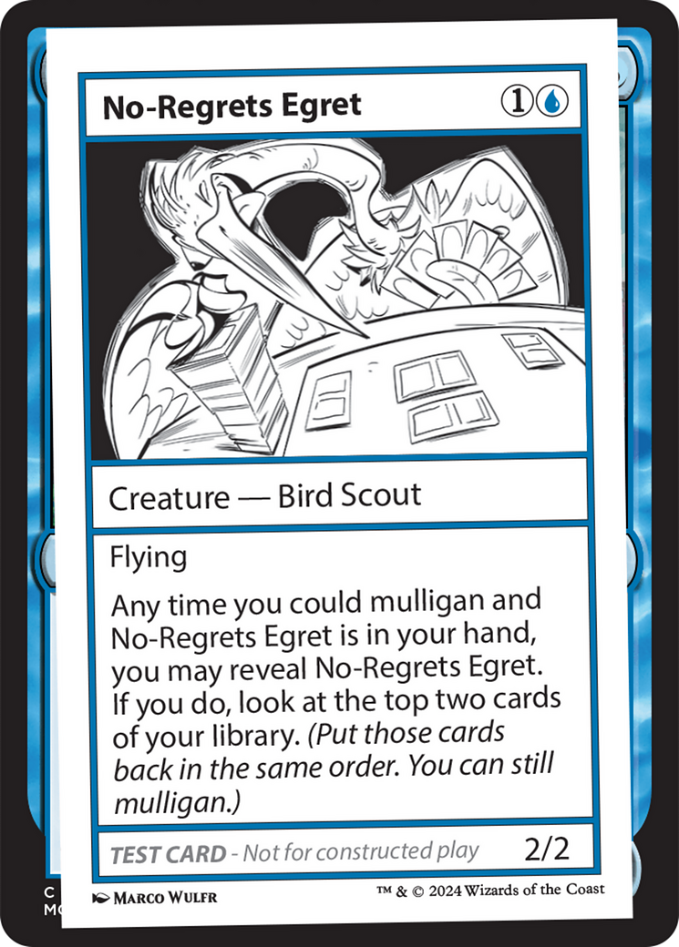 No-Regrets Egret [Mystery Booster 2 Playtest Cards] | Gear Gaming Bentonville