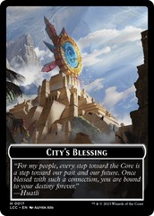 City's Blessing // Vampire (0004) Double-Sided Token [The Lost Caverns of Ixalan Commander Tokens] | Gear Gaming Bentonville