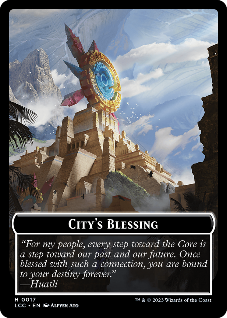 Tiny // City's Blessing Double-Sided Token [Secret Lair Drop Series] | Gear Gaming Bentonville