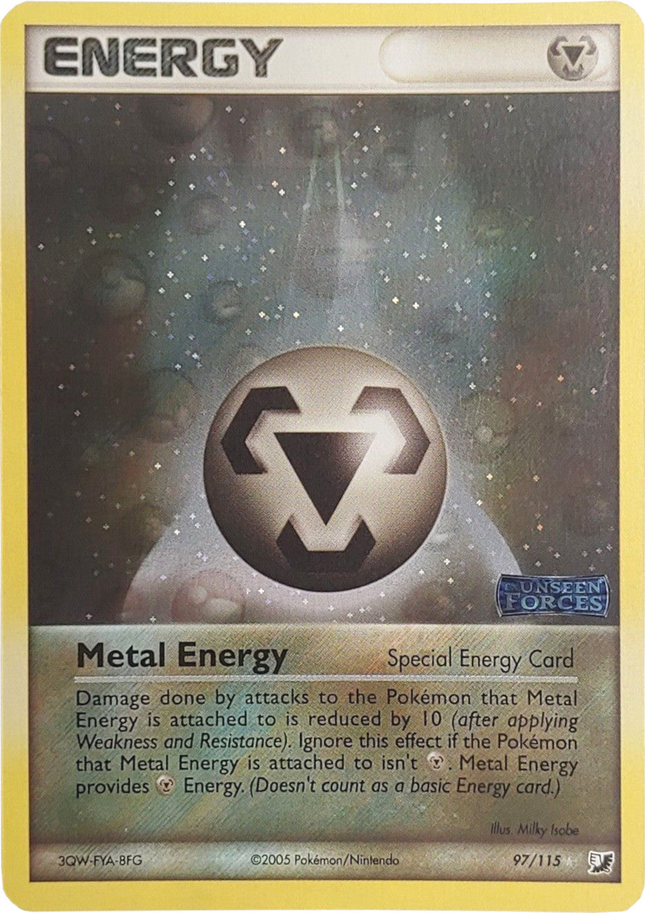 Metal Energy (97/115) (Stamped) [EX: Unseen Forces] | Gear Gaming Bentonville