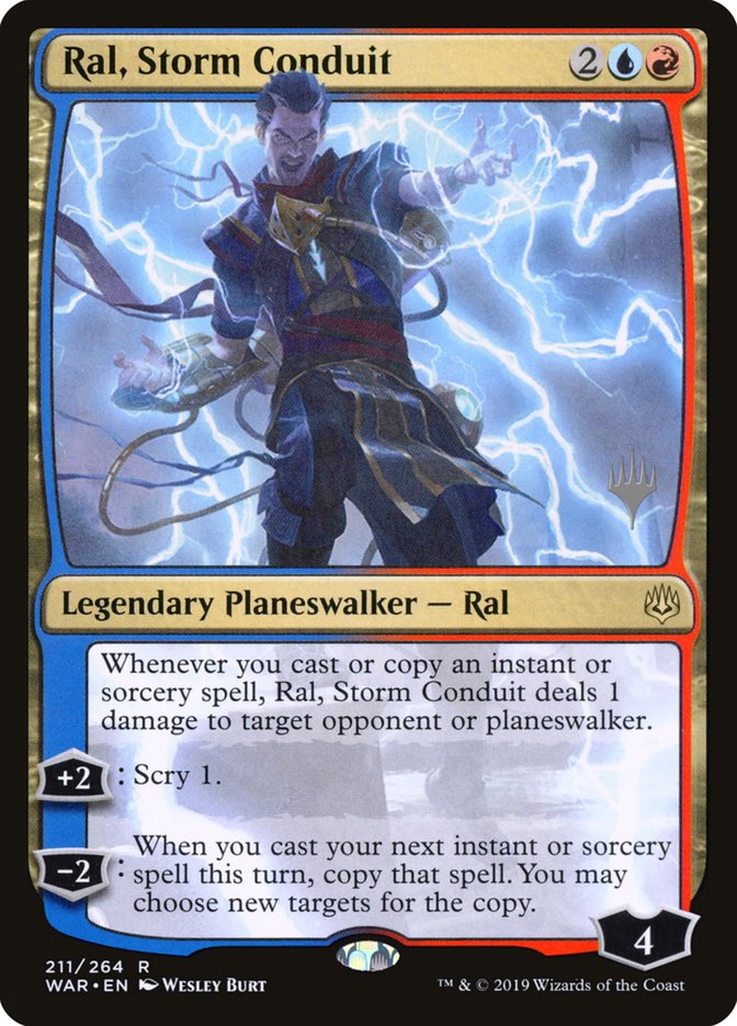 Ral, Storm Conduit (Promo Pack) [War of the Spark Promos] | Gear Gaming Bentonville