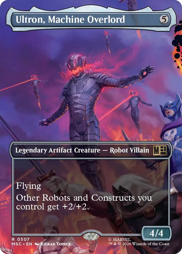 Ultron, Machine Overlord (Borderless) [Marvel Super Heroes Commander] | Gear Gaming Bentonville