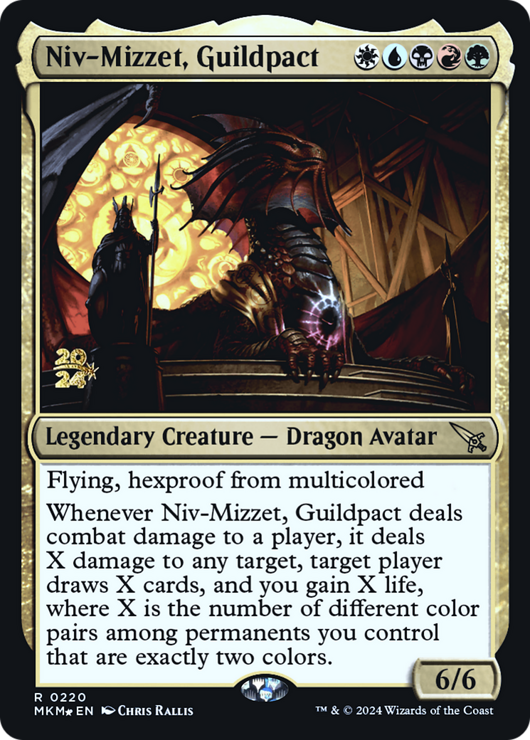 Niv-Mizzet, Guildpact [Murders at Karlov Manor Prerelease Promos] | Gear Gaming Bentonville