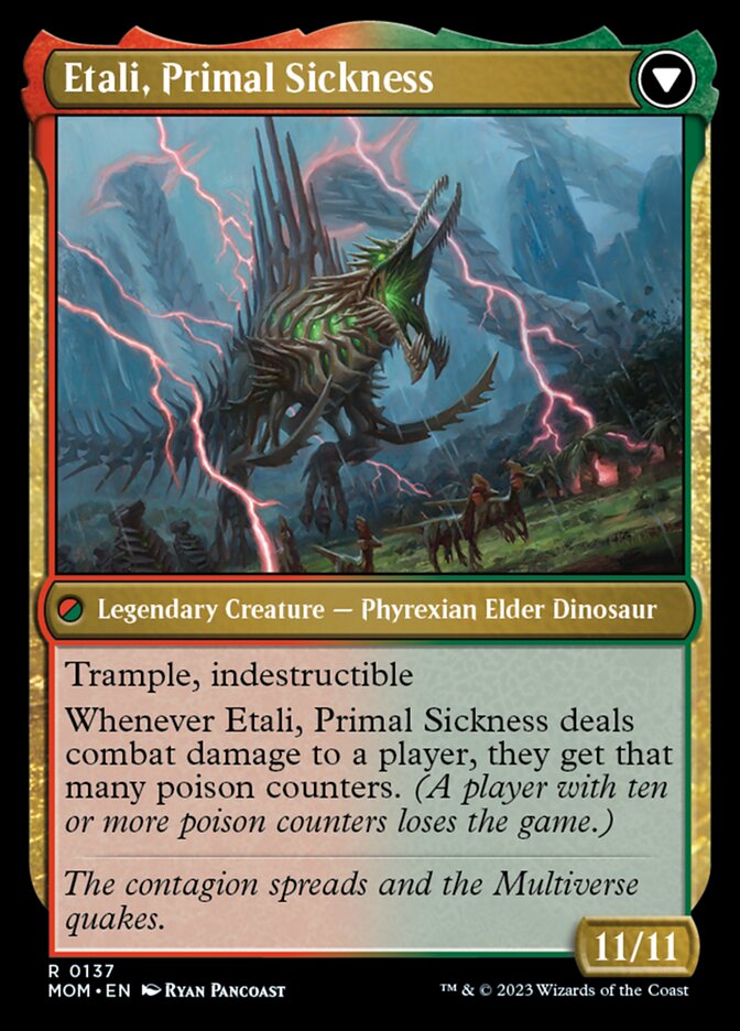 Etali, Primal Conqueror // Etali, Primal Sickness [March of the Machine] | Gear Gaming Bentonville