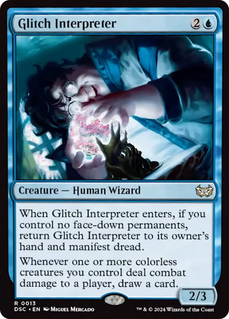 Glitch Interpreter [Duskmourn: House of Horror Commander] | Gear Gaming Bentonville