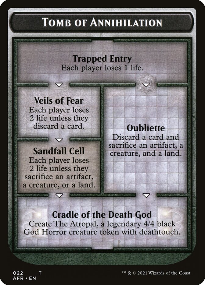 Dungeon of the Mad Mage // Tomb of Annihilation Double-Sided Token [Dungeons & Dragons: Adventures in the Forgotten Realms Tokens] | Gear Gaming Bentonville