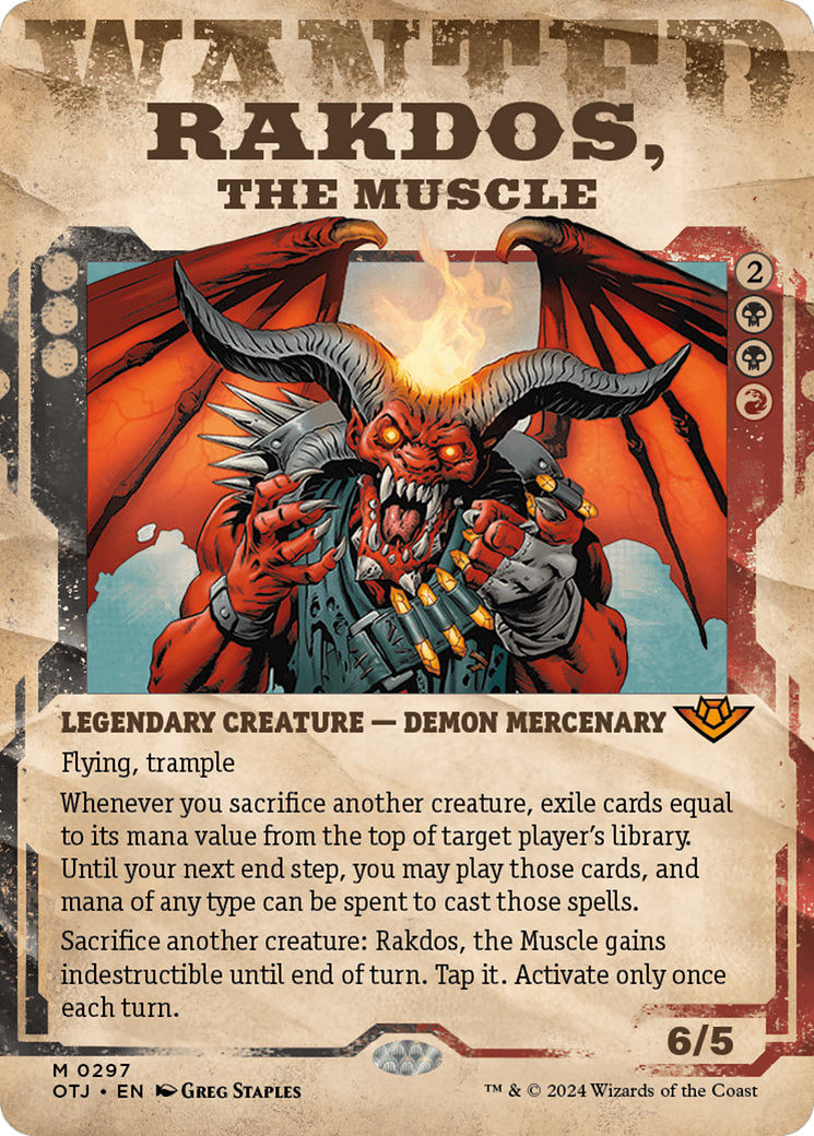 Rakdos, the Muscle (Showcase) [Outlaws of Thunder Junction] | Gear Gaming Bentonville