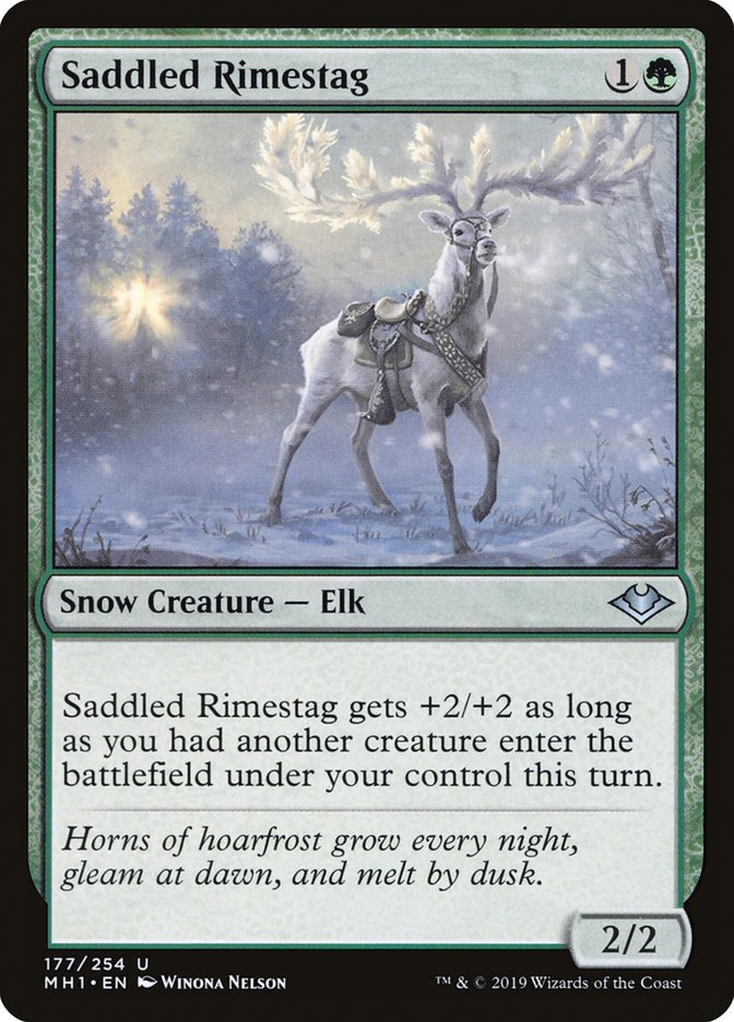 Saddled Rimestag [Modern Horizons] | Gear Gaming Bentonville