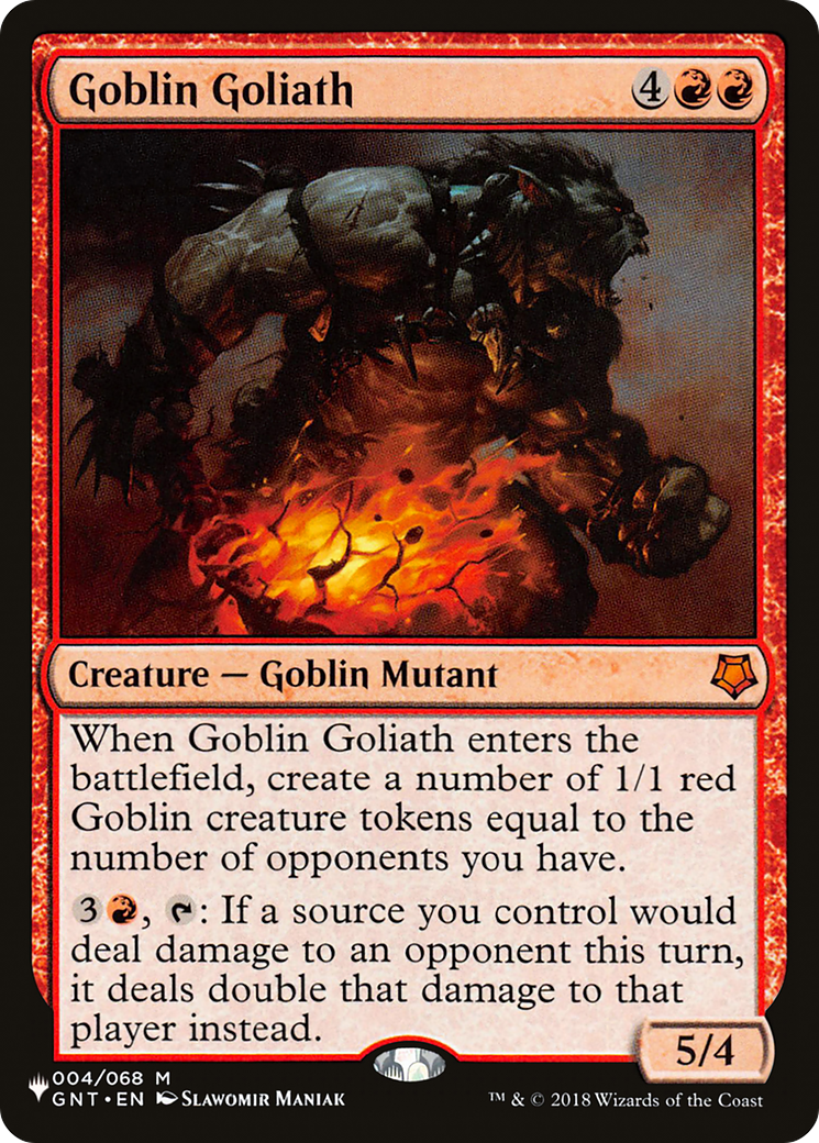 Goblin Goliath [The List Reprints] | Gear Gaming Bentonville