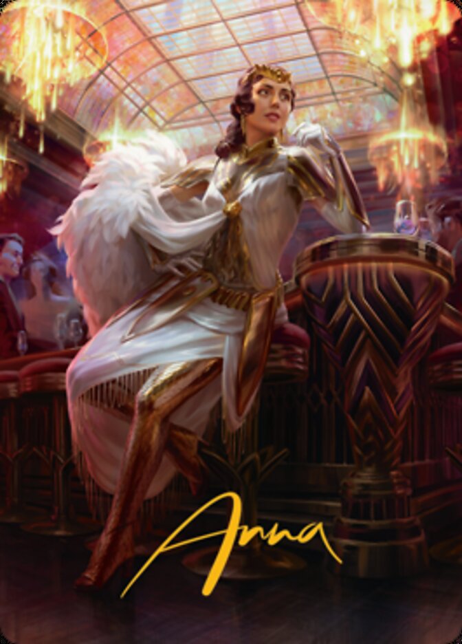 Elspeth Resplendent 1 Art Card (Gold-Stamped Signature) [Streets of New Capenna Art Series] | Gear Gaming Bentonville