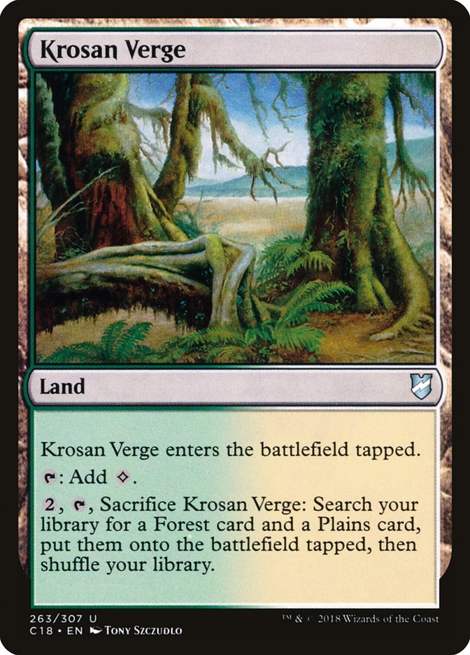 Krosan Verge [Commander 2018] | Gear Gaming Bentonville