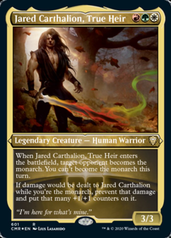 Jared Carthalion, True Heir (Etched) [Commander Legends] | Gear Gaming Bentonville