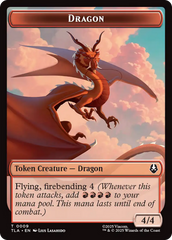 Dragon // Food (0019) Double-Sided Token [Avatar: The Last Airbender Tokens] | Gear Gaming Bentonville