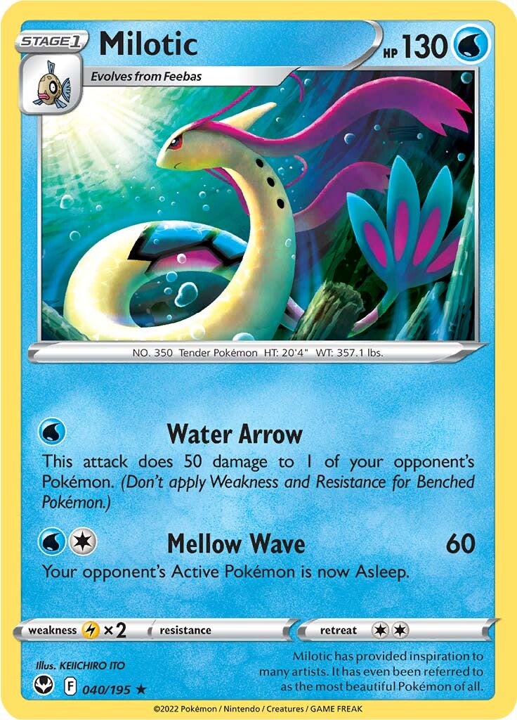 Milotic (040/195) [Sword & Shield: Silver Tempest] | Gear Gaming Bentonville