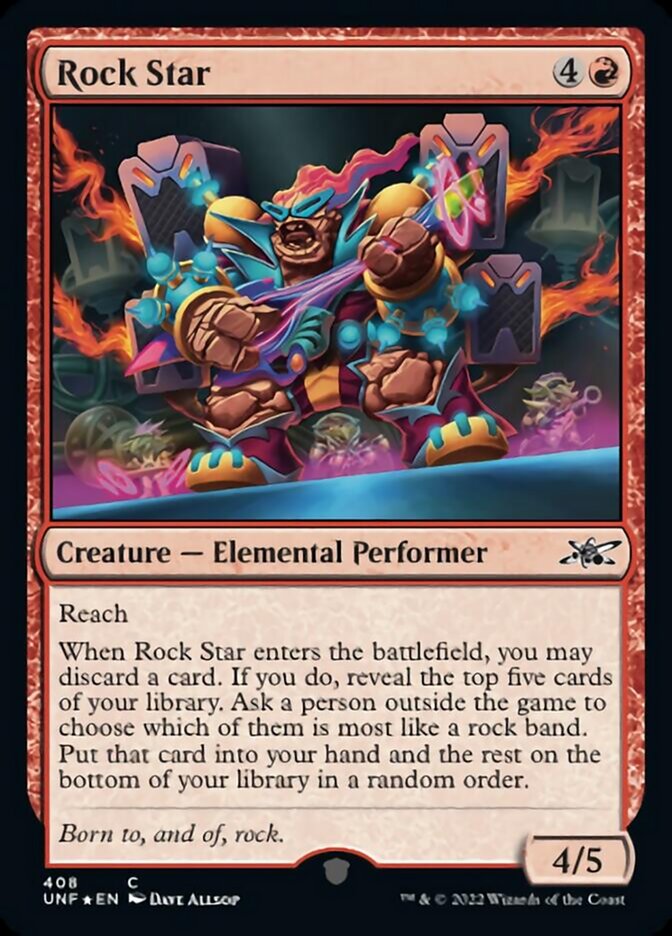 Rock Star (Galaxy Foil) [Unfinity] | Gear Gaming Bentonville