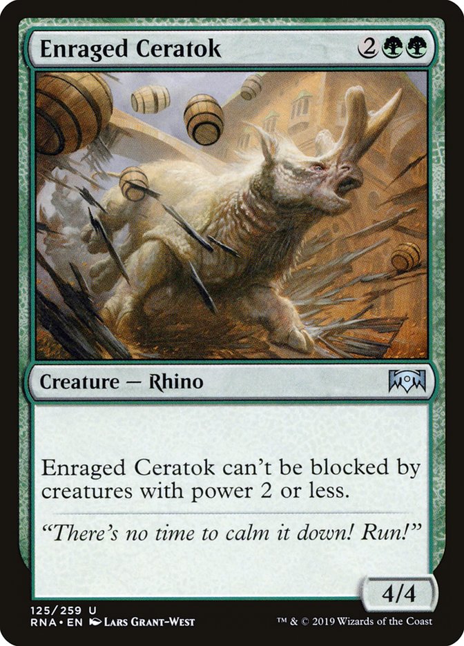 Enraged Ceratok [Ravnica Allegiance] | Gear Gaming Bentonville