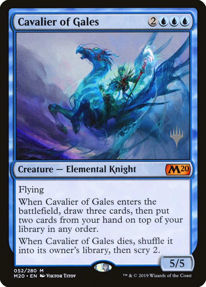 Cavalier of Gales (Promo Pack) [Core Set 2020 Promos] | Gear Gaming Bentonville